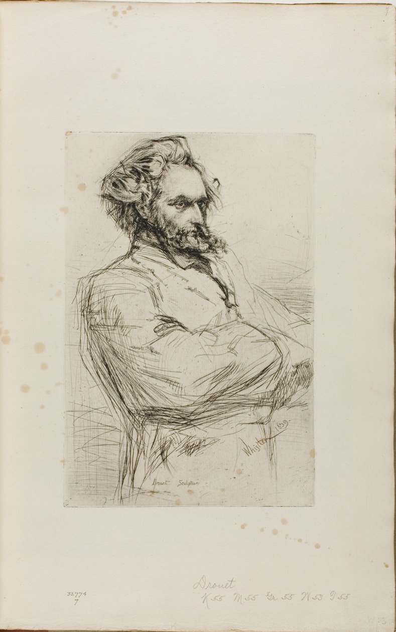 C. L. Drouet, Sculptor by James Abbott McNeill Whistler