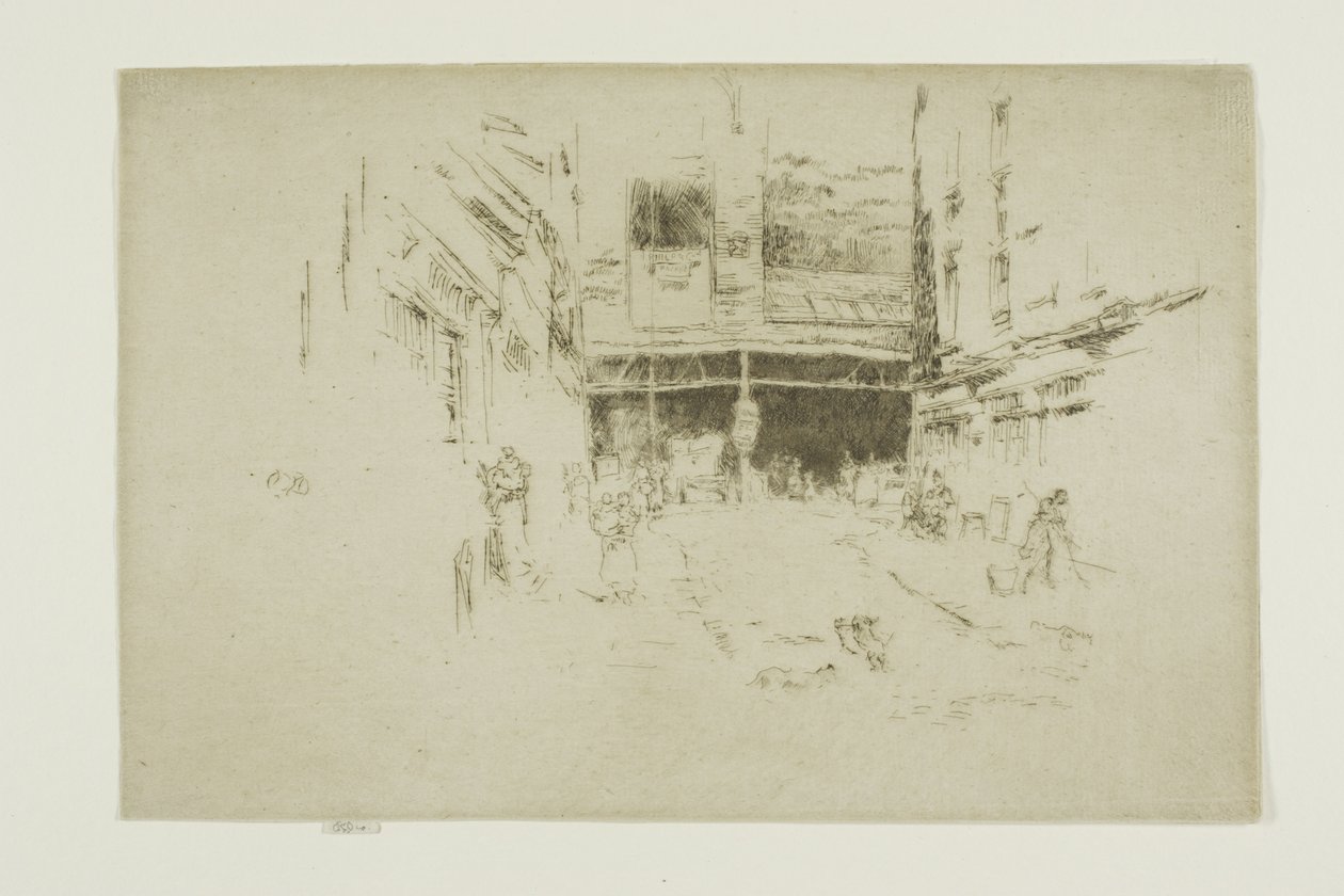 Clothes-Exchange, Houndsditch, No. 1 by James Abbott McNeill Whistler