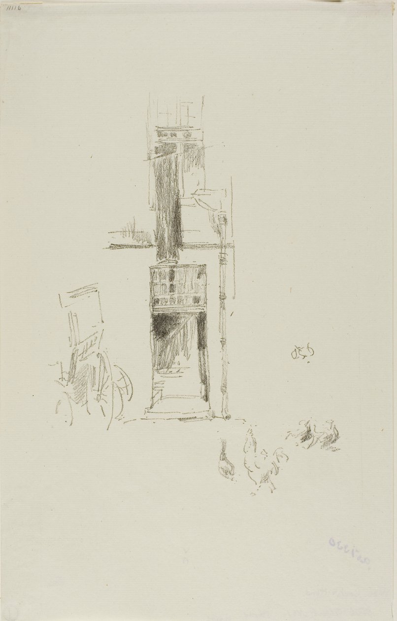 Cocks and Hens, Hôtel Colbert by James McNeill Whistler