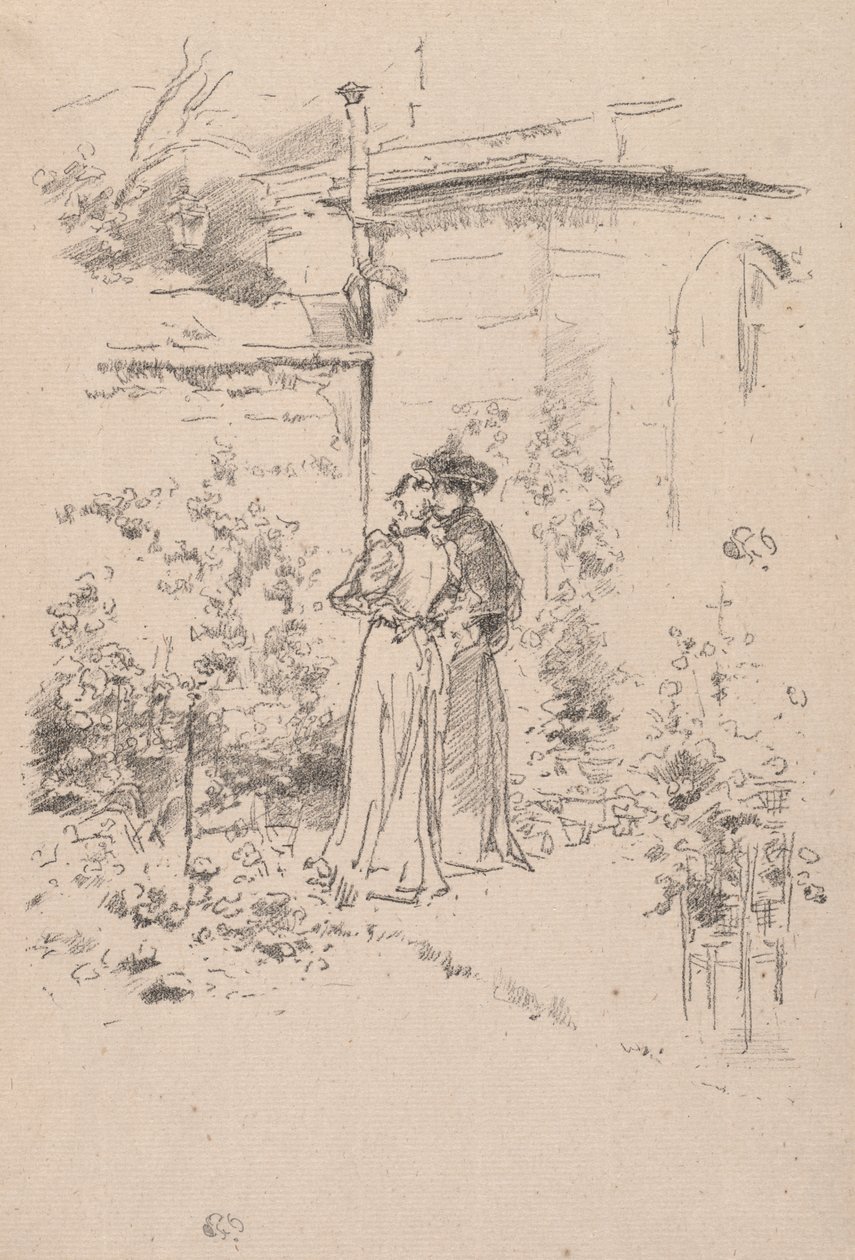 Confidence in the Garden by James McNeill Whistler
