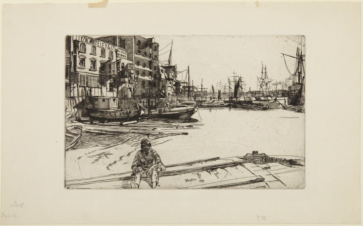 Eagle Wharf by James McNeill Whistler