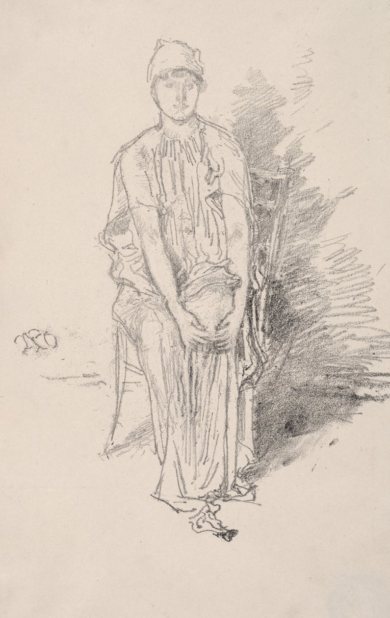 Figure Study by James McNeill Whistler