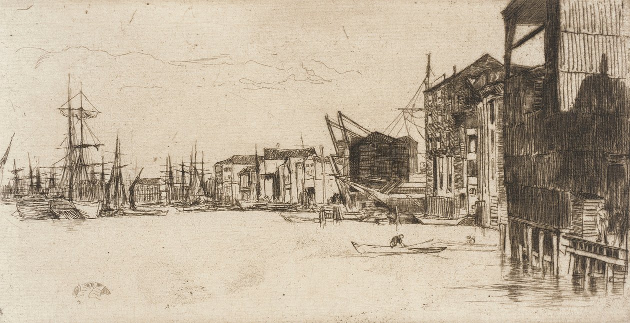 Free Trade Wharf by James McNeill Whistler