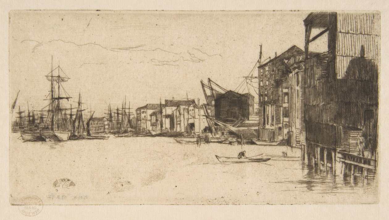 Free Trade Wharf by James McNeill Whistler