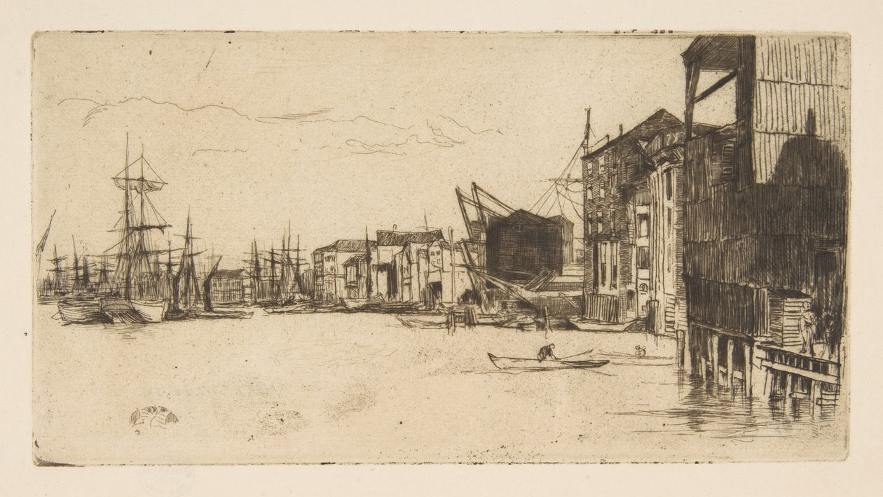 Free Trade Wharf by James McNeill Whistler