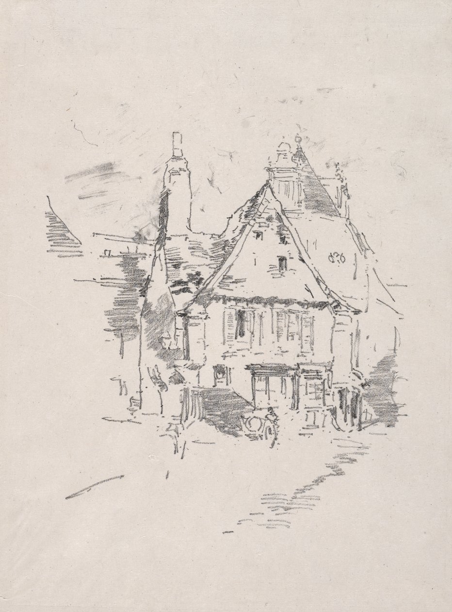 Gabled Roofs, Vitré by James McNeill Whistler
