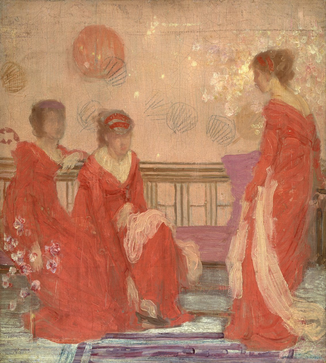 Harmony in Flesh Colour and Red by James McNeill Whistler