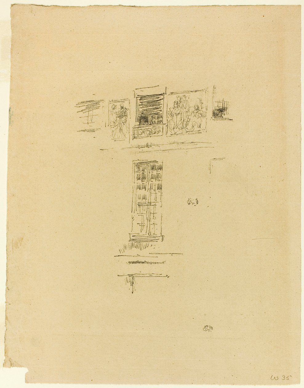 Hôtel Colbert, Windows by James McNeill Whistler