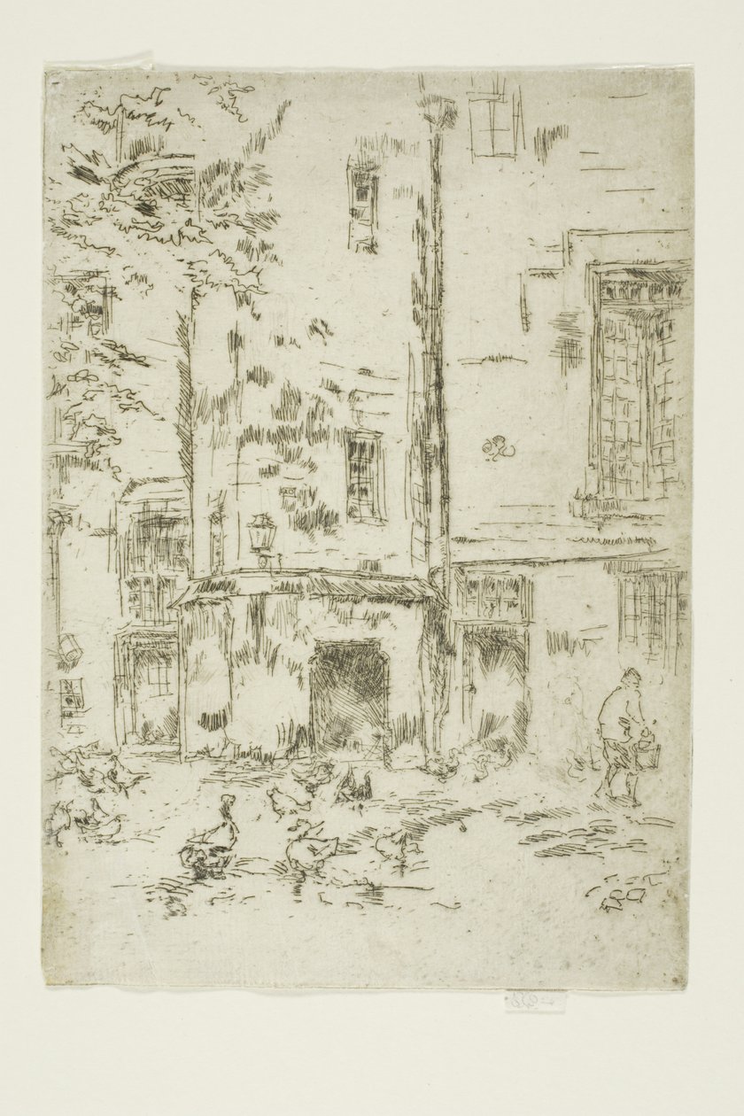 Hotel de la Croix Blanche by James McNeill Whistler