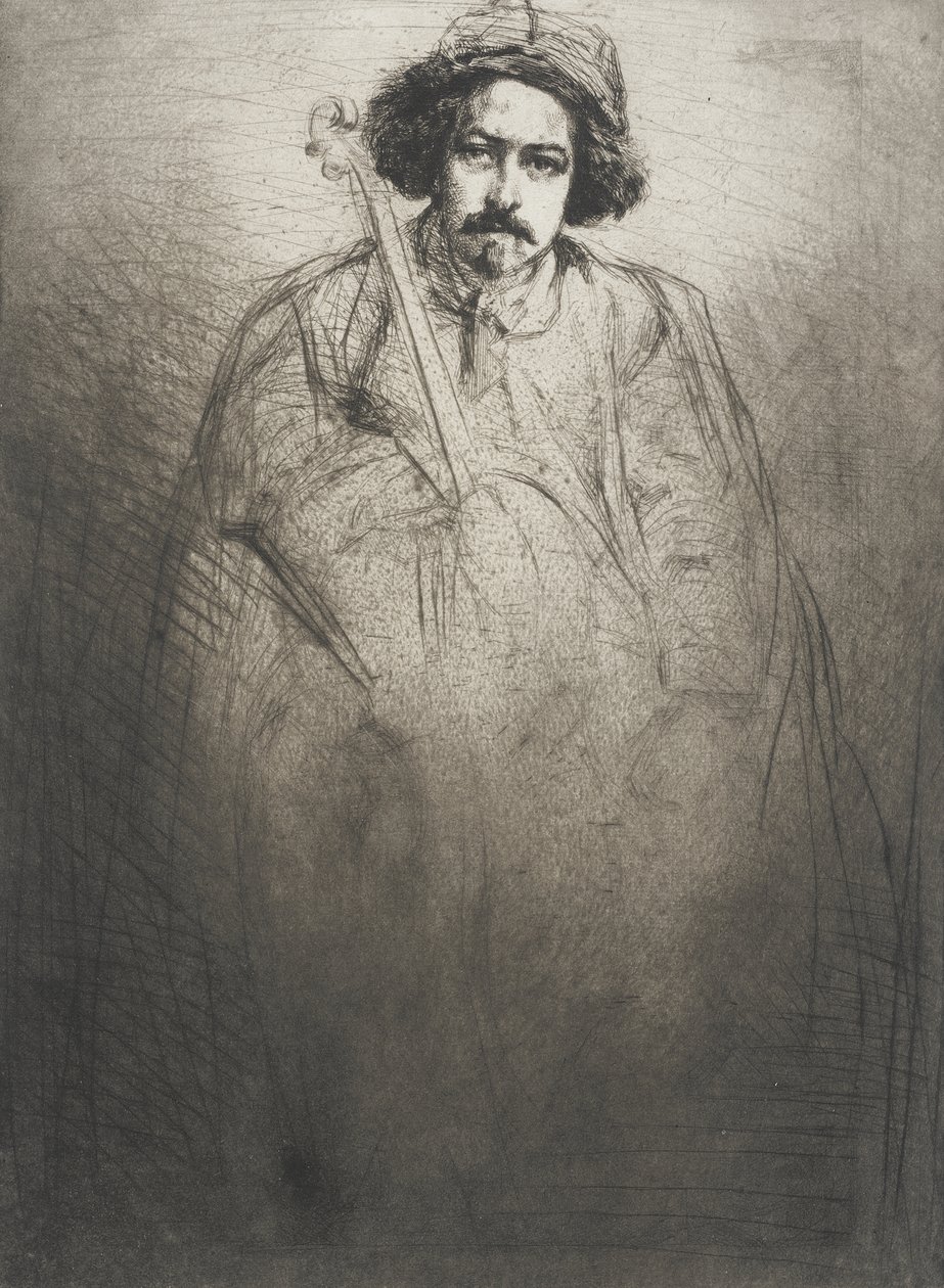 J. Becquet, Sculptor by James McNeill Whistler
