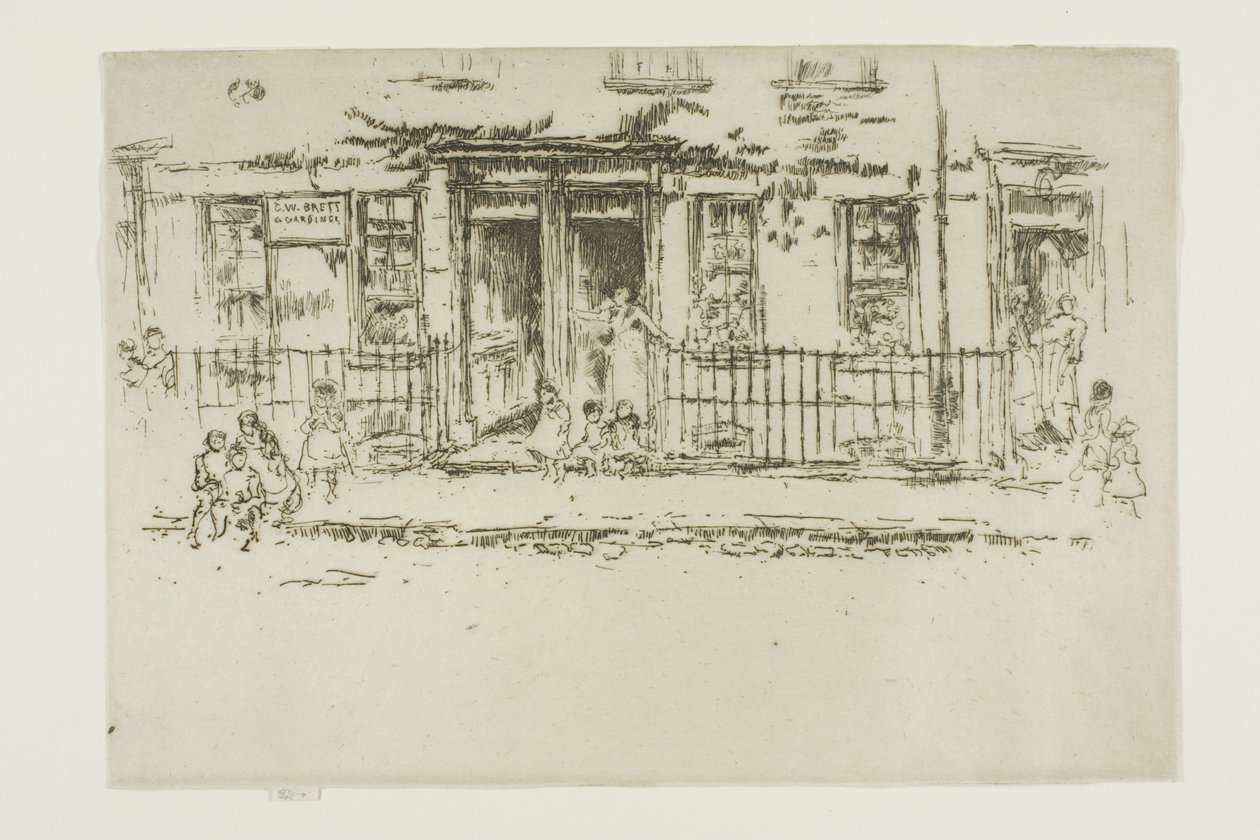 Justice Walk, Chelsea by James Abbott McNeill Whistler