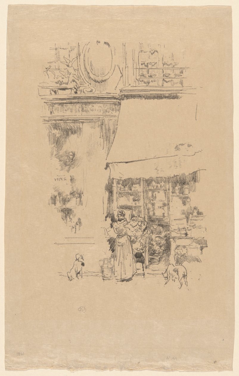 The Fruit Seller of Rue de Grenelle by James McNeill Whistler