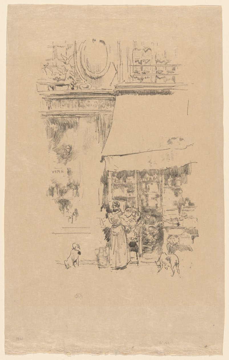 The Fruit Seller of Rue de Grenelle by James Abbott McNeill Whistler