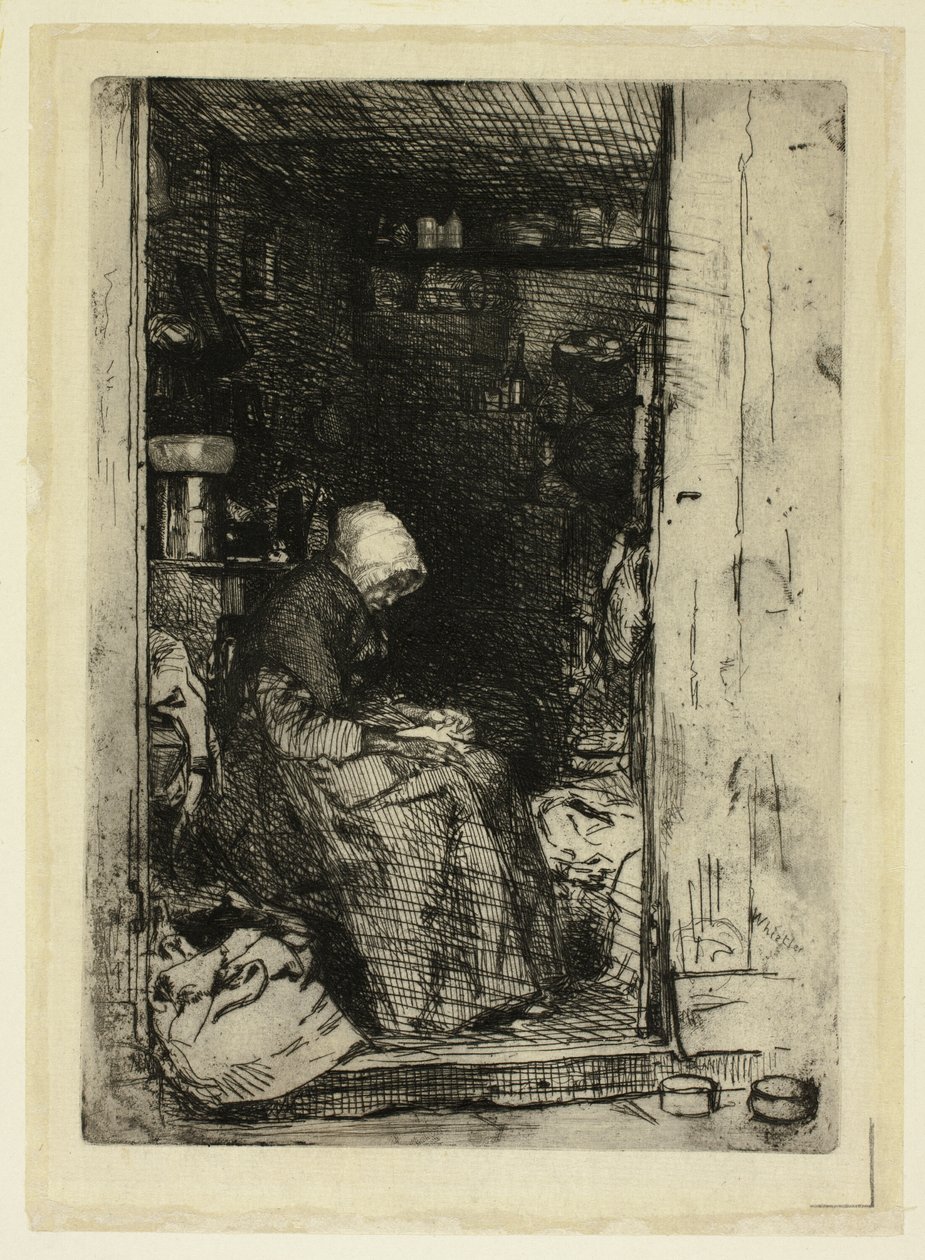 The Old Woman with Rags by James Abbott McNeill Whistler