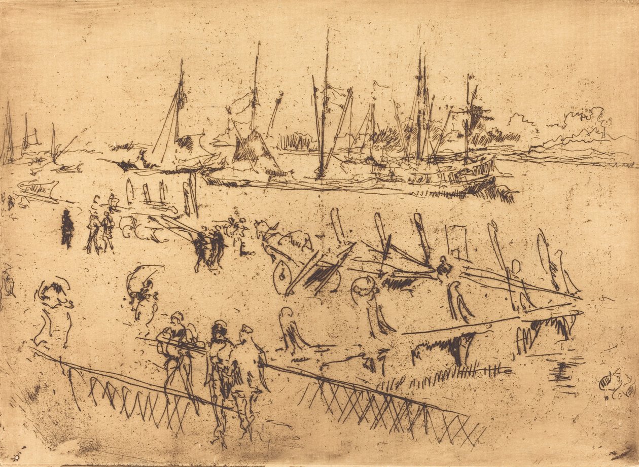Little Dordrecht by James Abbott McNeill Whistler