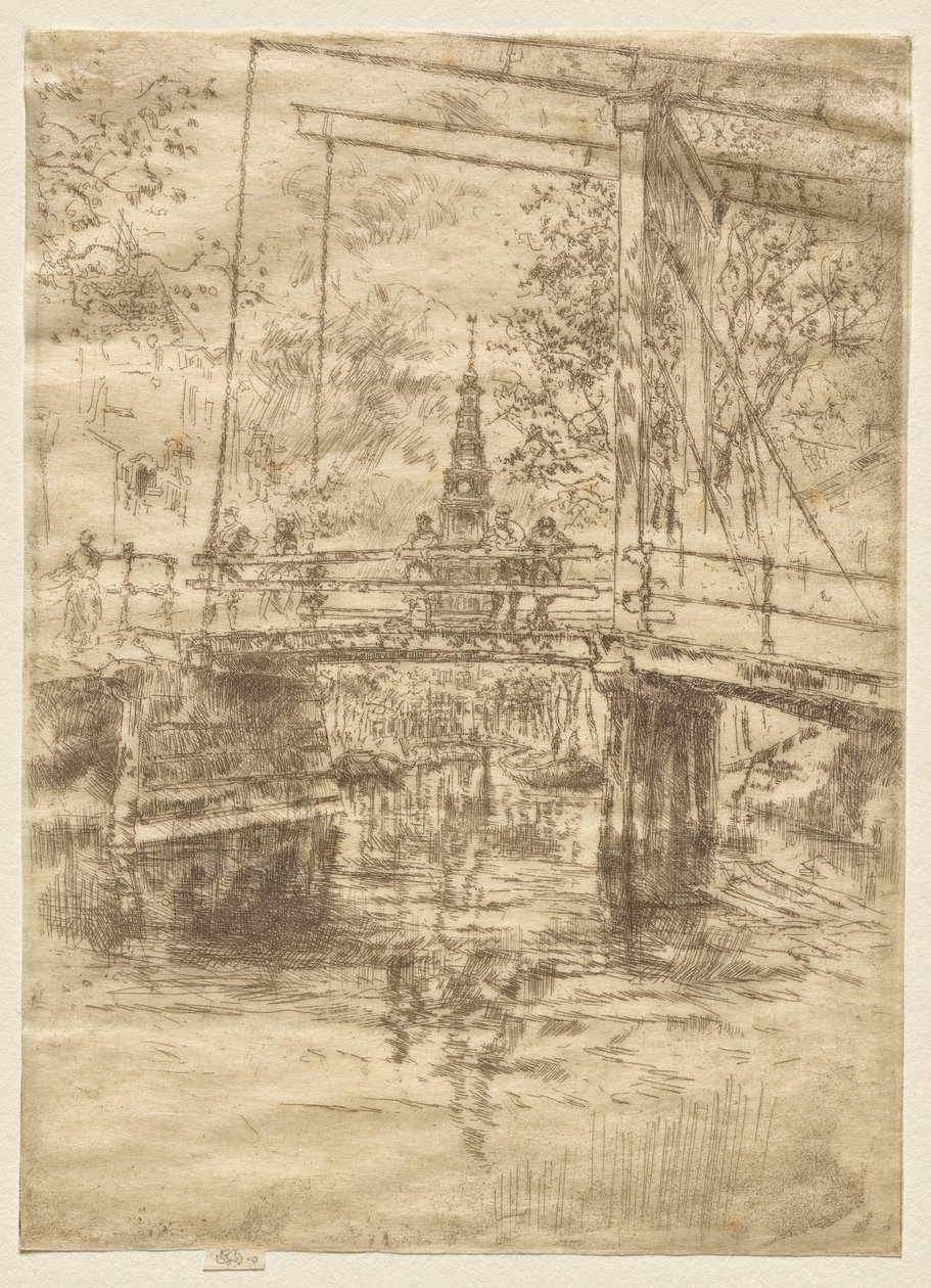 Little Drawbridge, Amsterdam by James McNeill Whistler