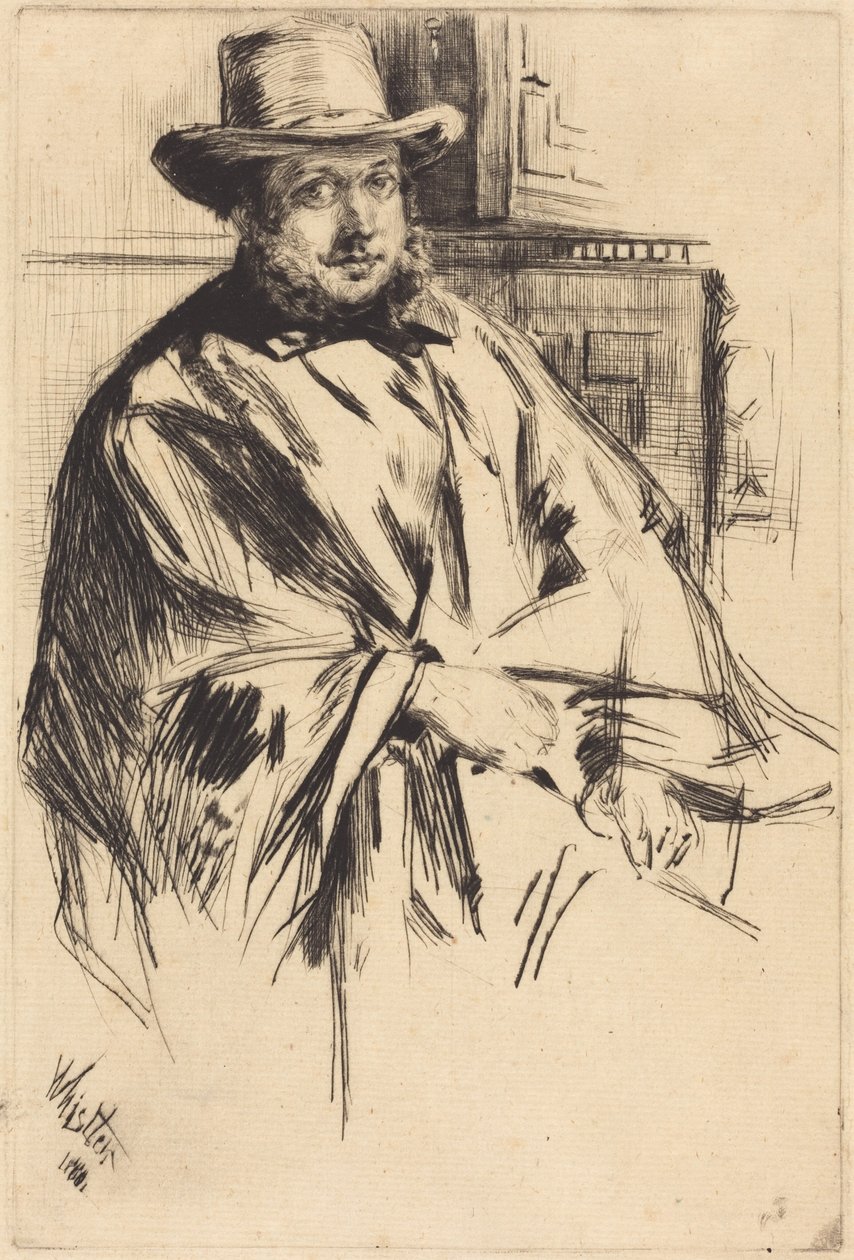 Mr. Davis (Mr. Mann) by James McNeill Whistler