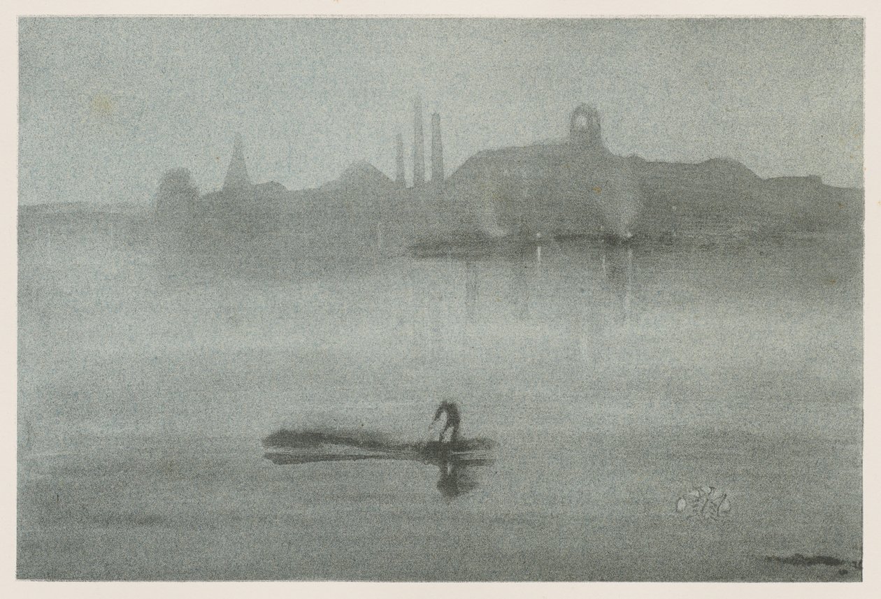 Nocturne: The River at Battersea by James McNeill Whistler