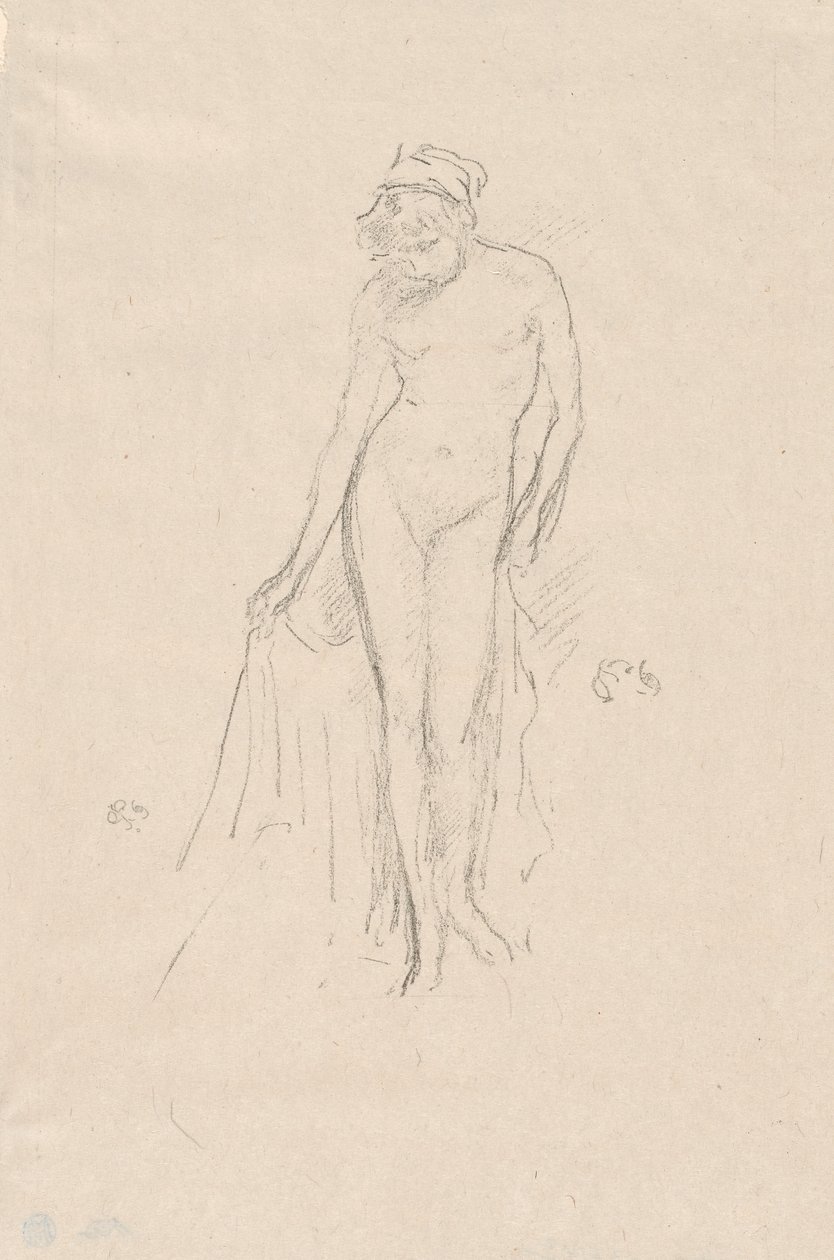 Nude Model, Standing by James Abbott McNeill Whistler
