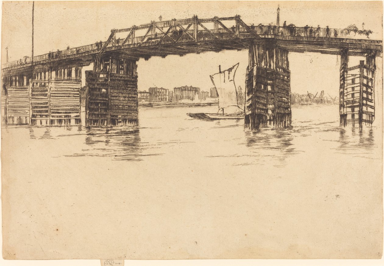 Old Battersea Bridge by James Abbott McNeill Whistler