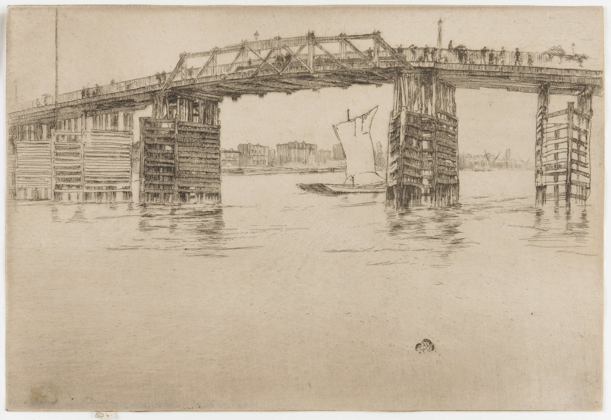 Old Battersea Bridge by James Abbott McNeill Whistler