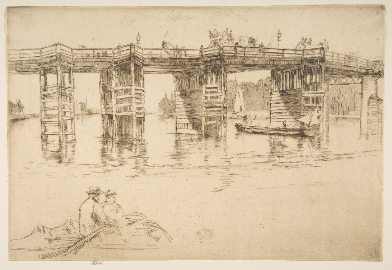 Old Putney Bridge by James McNeill Whistler