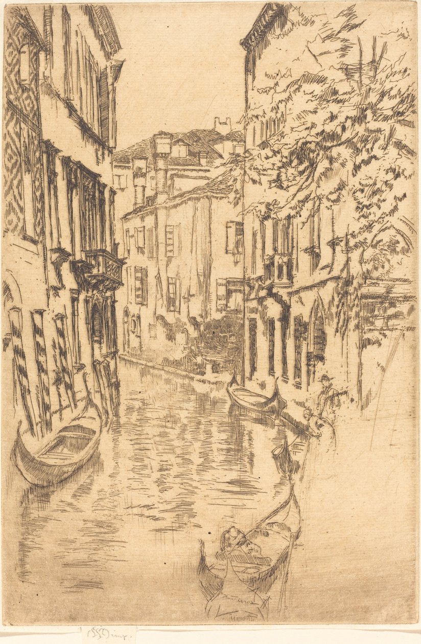 Quiet Canal by James Abbott McNeill Whistler
