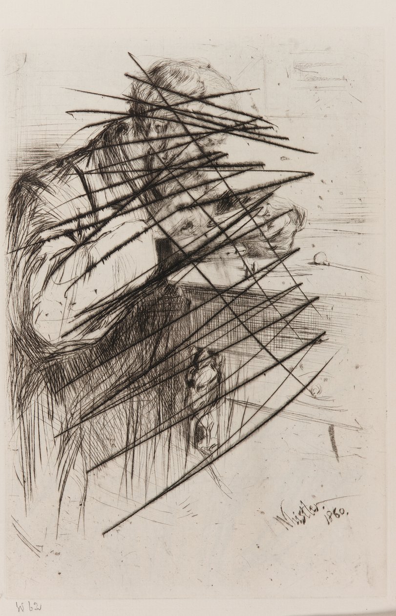 Riault (The Wood Engraver) by James Abbott McNeill Whistler