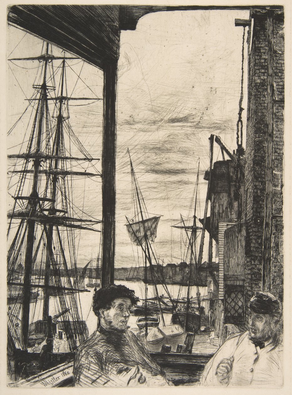 Rotherhithe (Wapping) by James McNeill Whistler