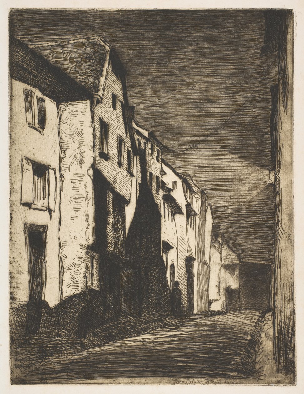 Street at Saverne by James McNeill Whistler