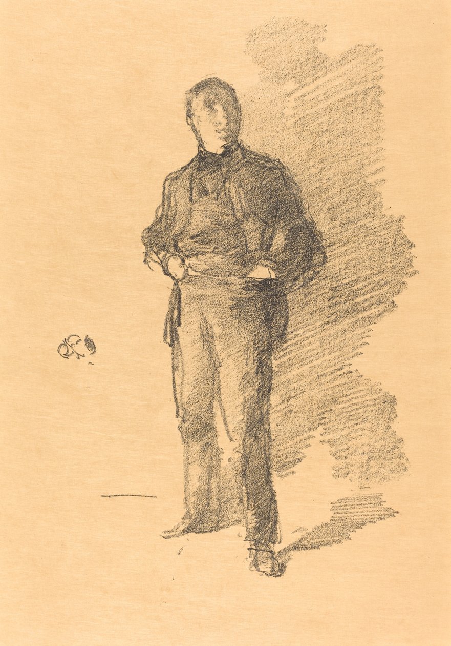 Study No. 1: Mr. Thomas Way by James Abbott McNeill Whistler