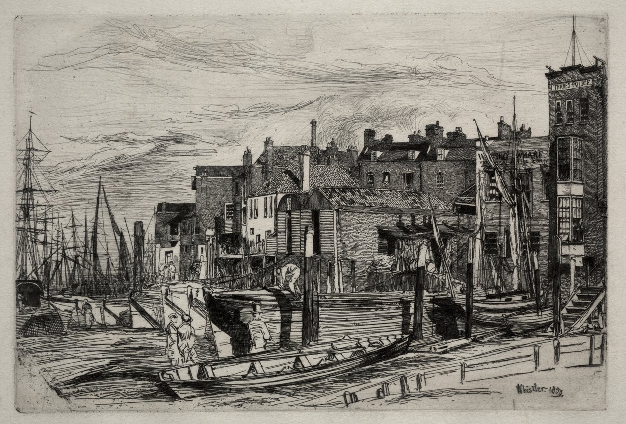 Thames Police by James McNeill Whistler