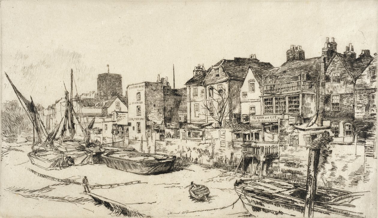 The "Adam and Eve", Old Chelsea by James McNeill Whistler