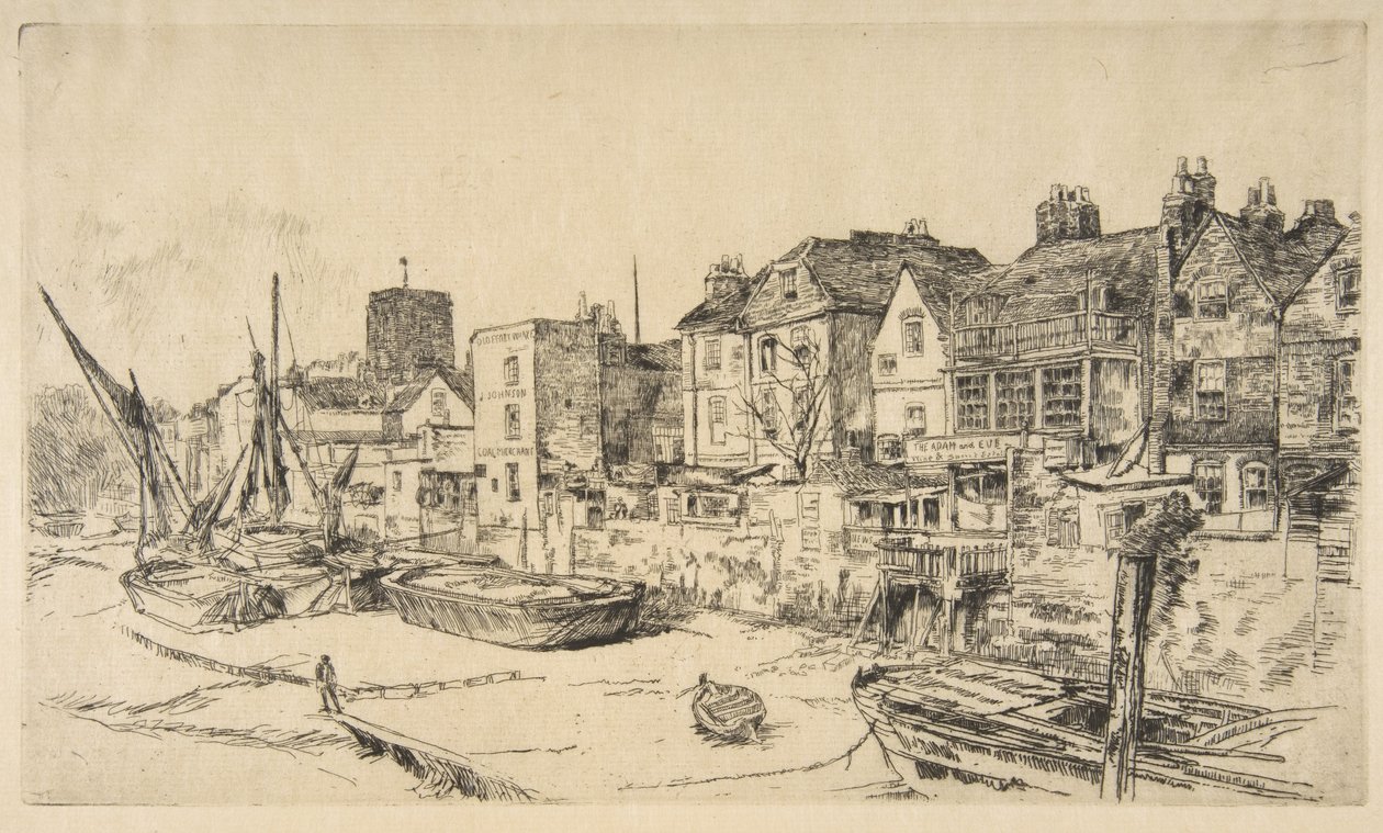 The "Adam and Eve," Old Chelsea by James McNeill Whistler