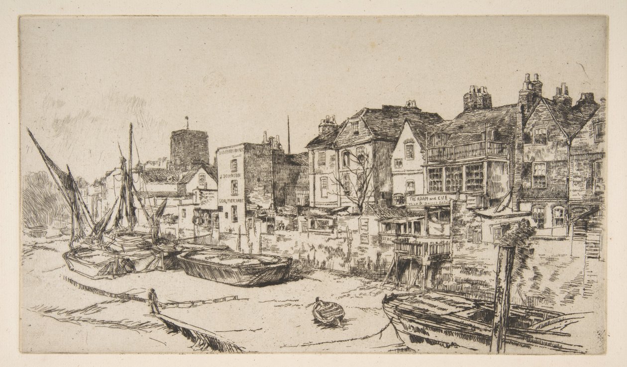 The "Adam and Eve," Old Chelsea by James McNeill Whistler