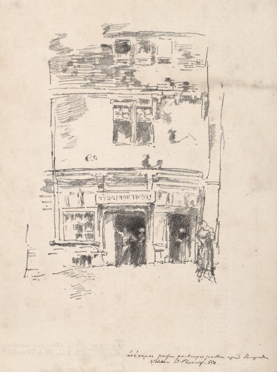 The Clockmakers, Paimpol by James McNeill Whistler