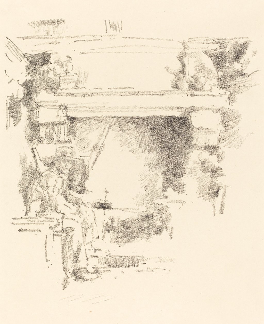 The Fireplace by James Abbott McNeill Whistler