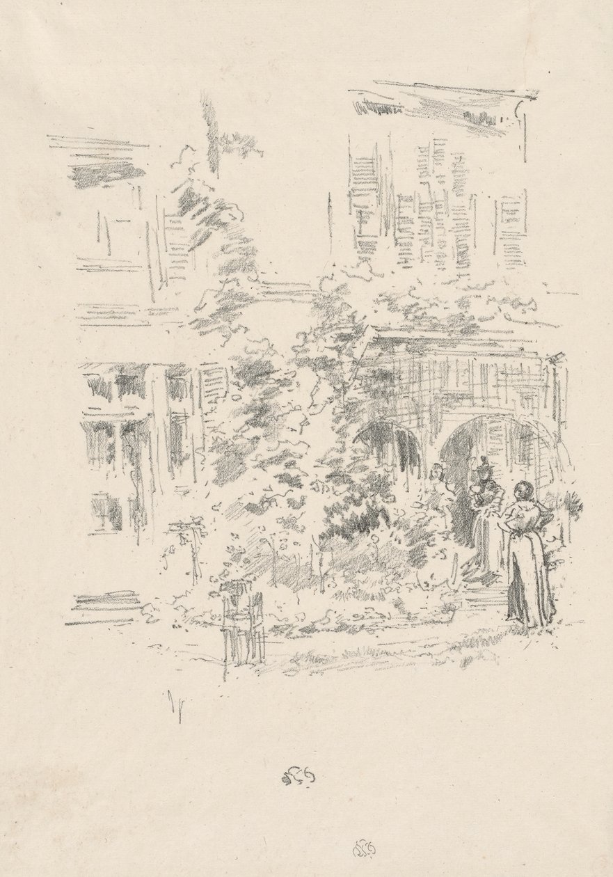 The Garden Porch by James Abbott McNeill Whistler
