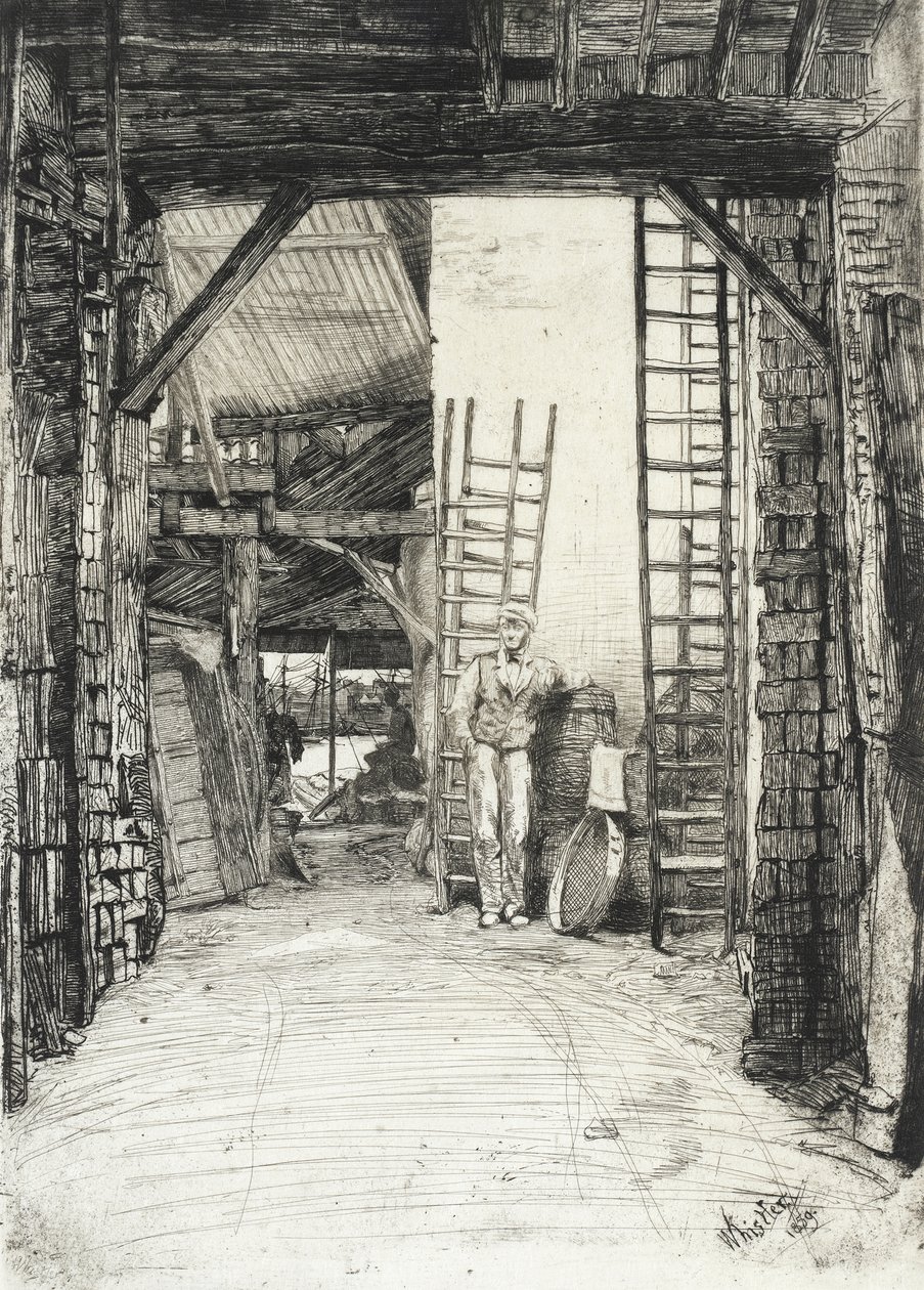The Lime-Burner by James McNeill Whistler