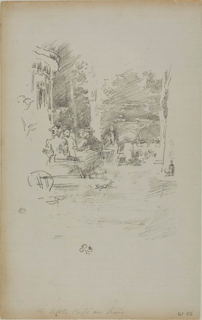The Little Café au Bois by James McNeill Whistler