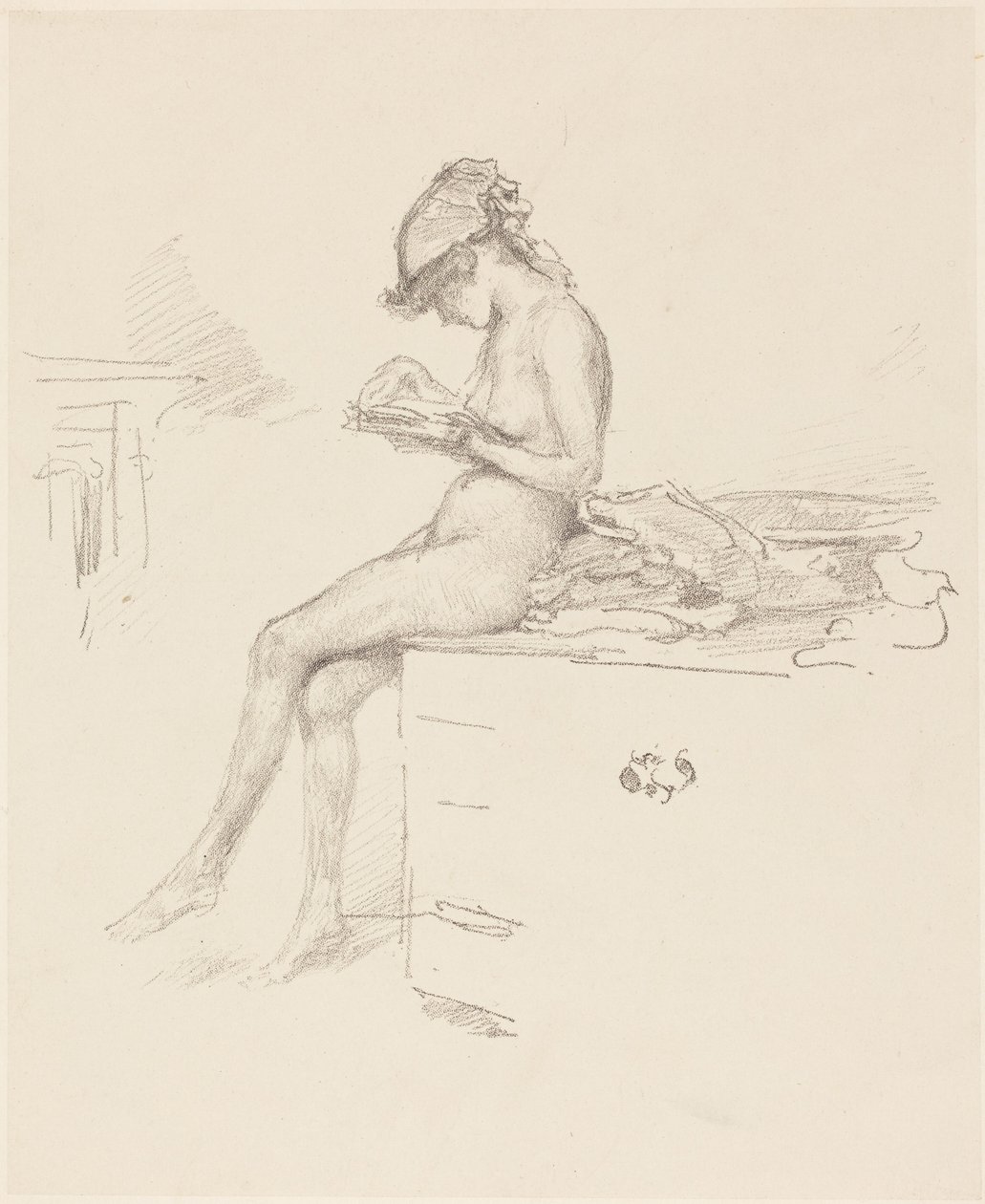 The Little Nude Model, Reading by James McNeill Whistler