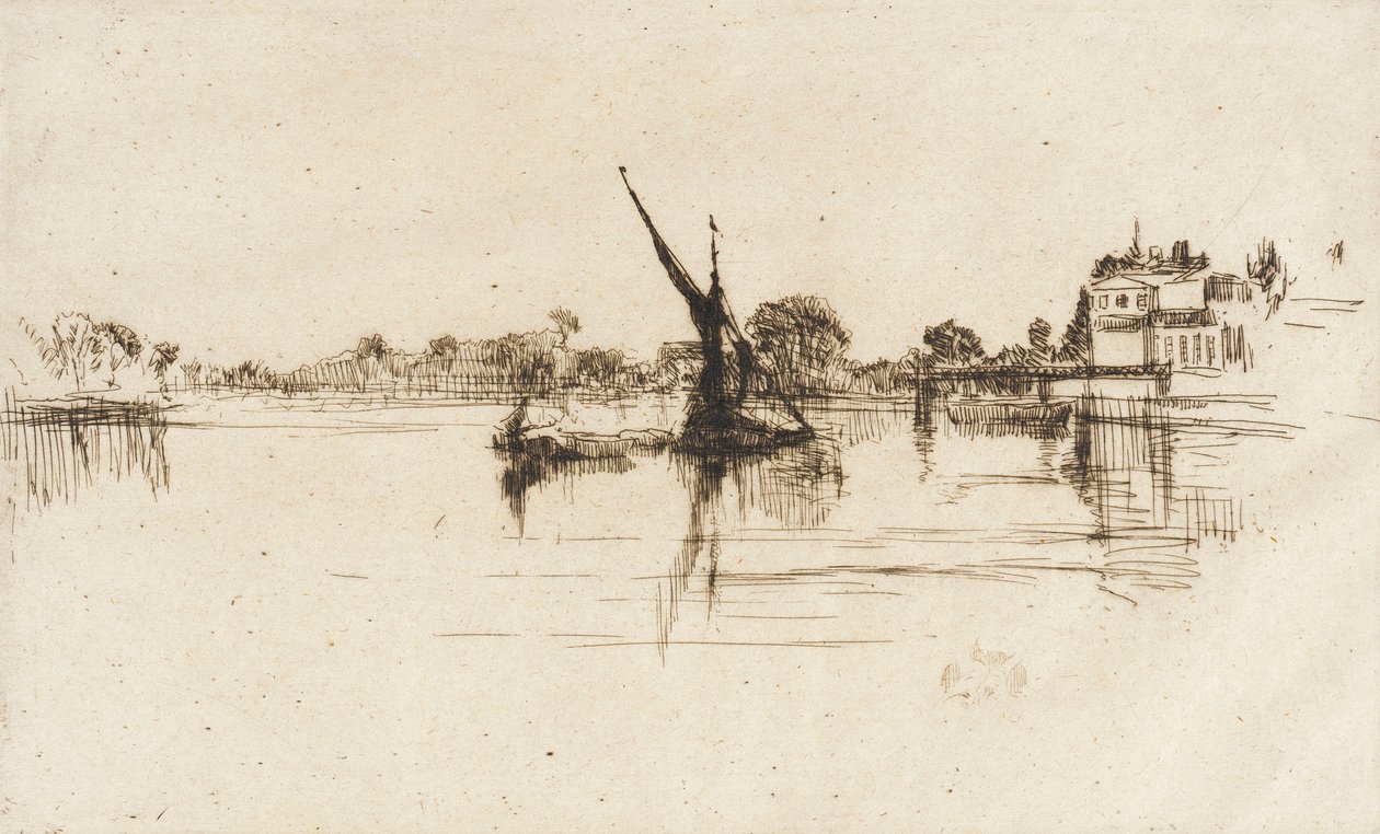 The Little Putney, No. 2 by James McNeill Whistler