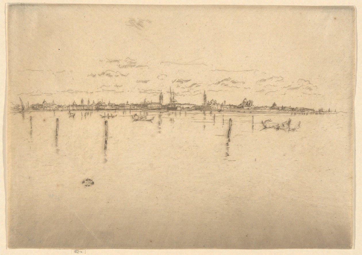The Little Venice, from the First Venice Set (Venice, A Series of Twelve Etchings) by James McNeill Whistler