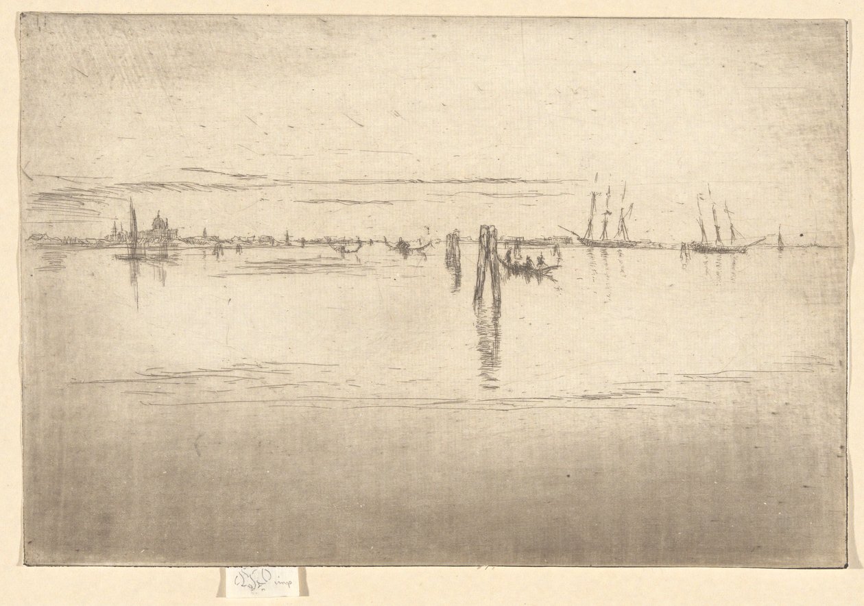 The Long Lagoon (Second Venice Set) by James Abbott McNeill Whistler