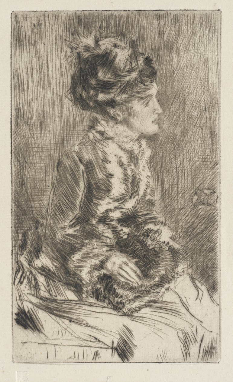 The Muff by James McNeill Whistler