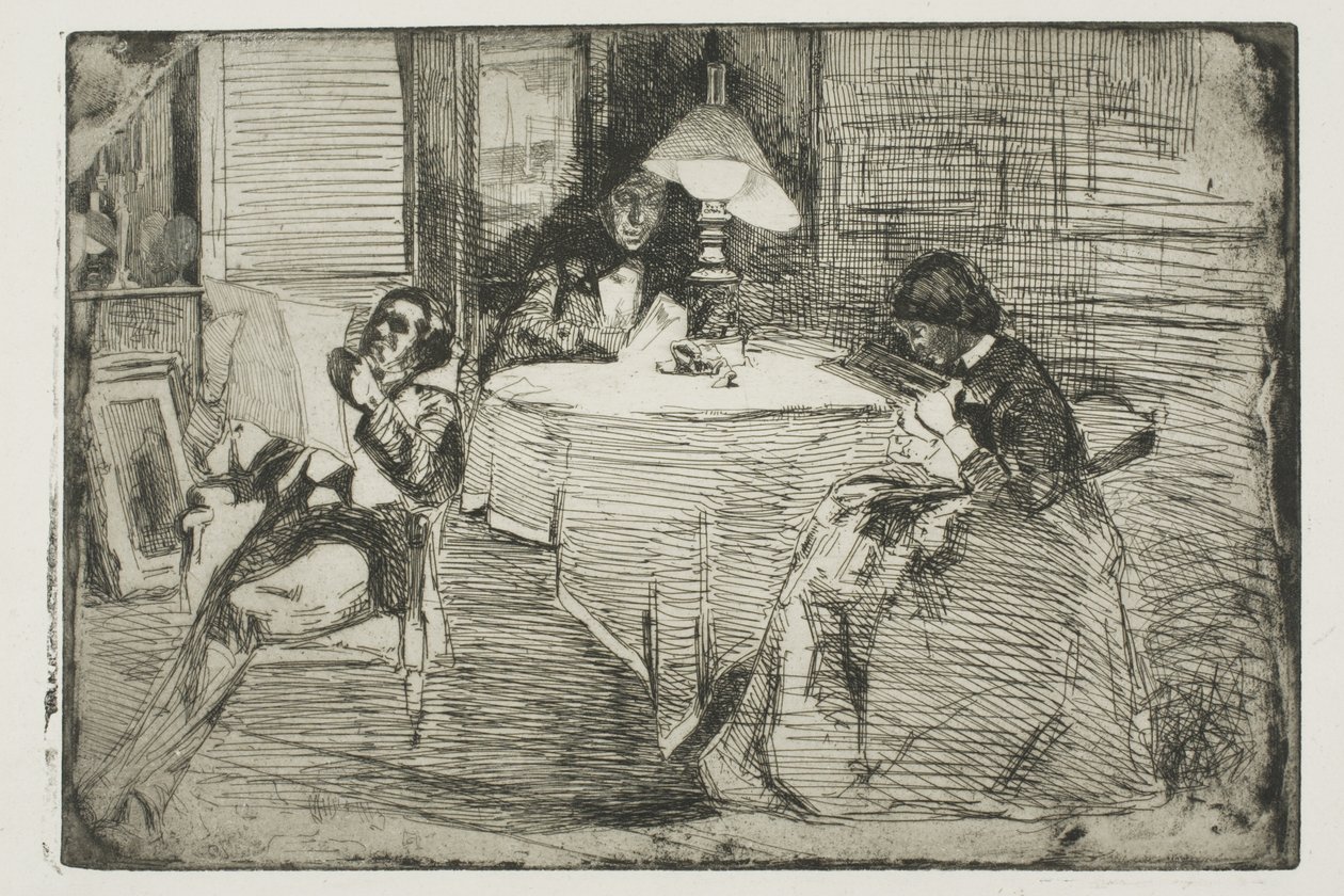 The Music-Room by James Abbott McNeill Whistler