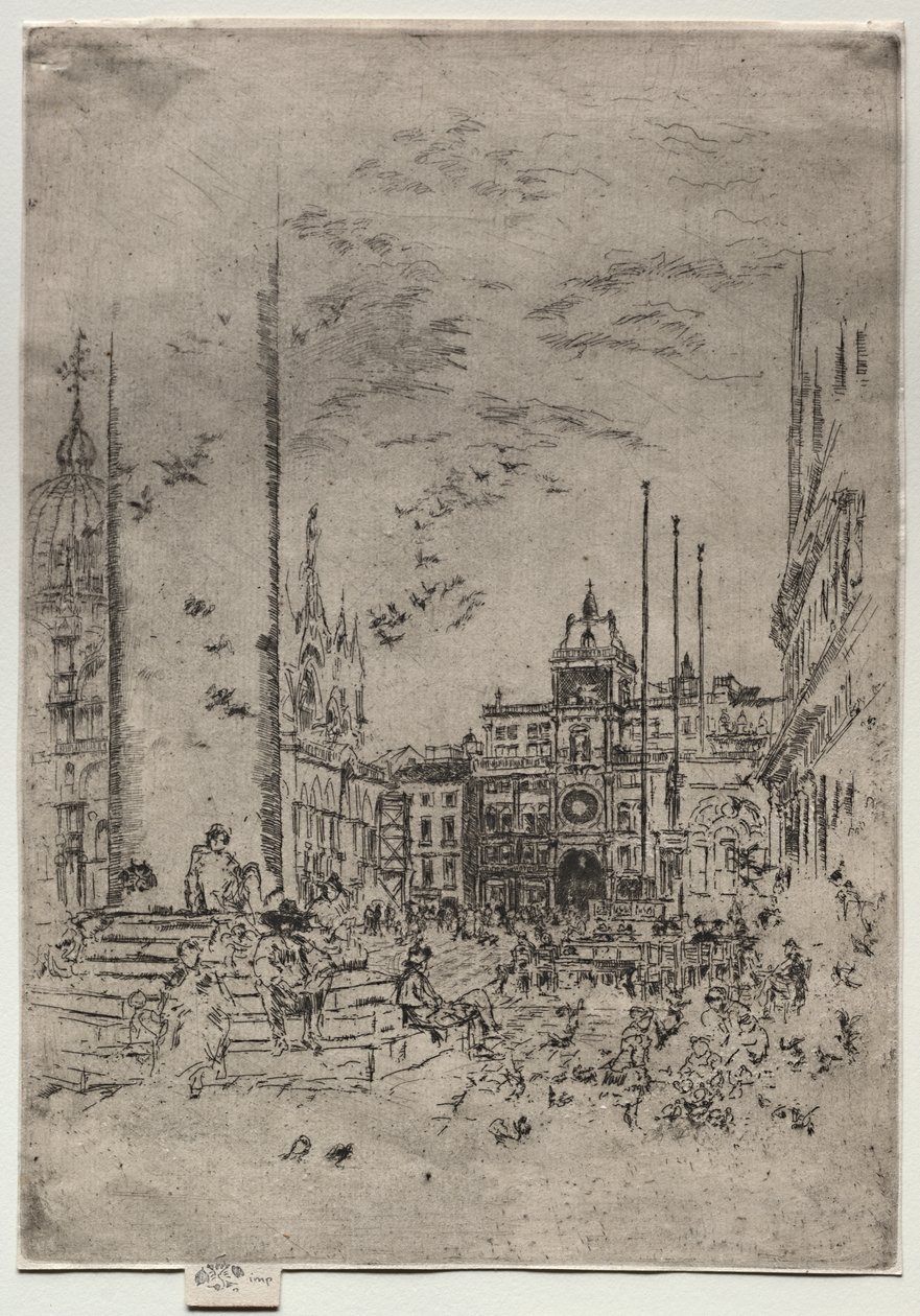 The Piazzetta by James McNeill Whistler