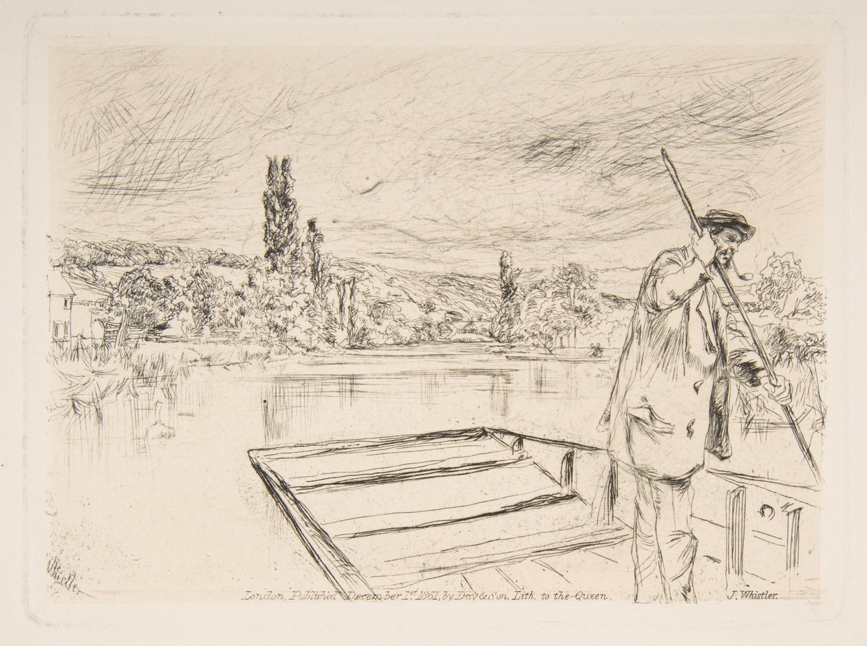The Punt by James McNeill Whistler