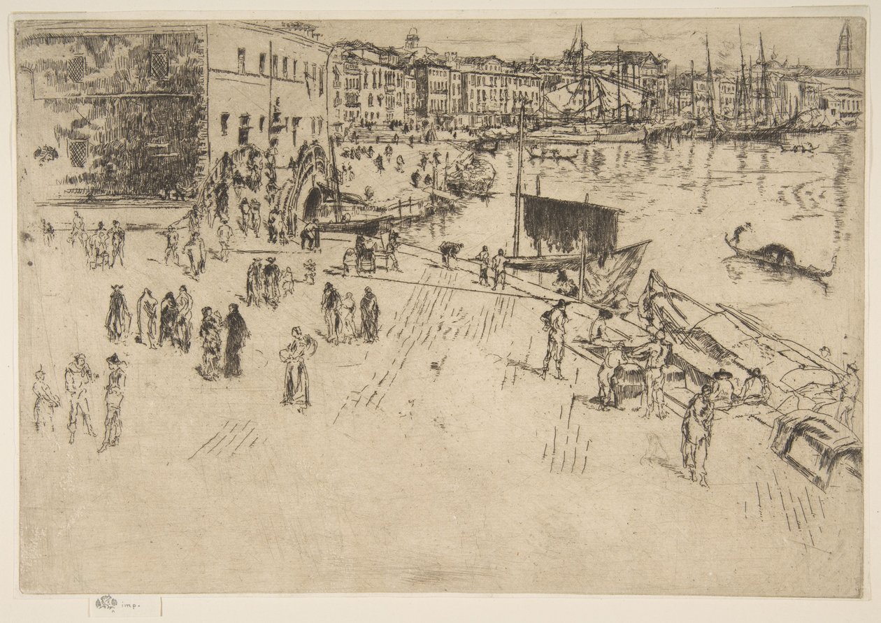 The Riva, No. 1 by James McNeill Whistler