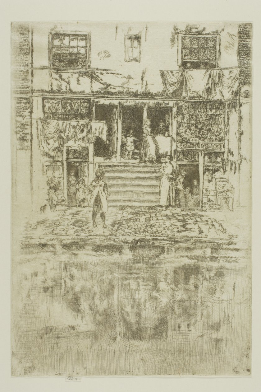 The Steps, Amsterdam by James Abbott McNeill Whistler